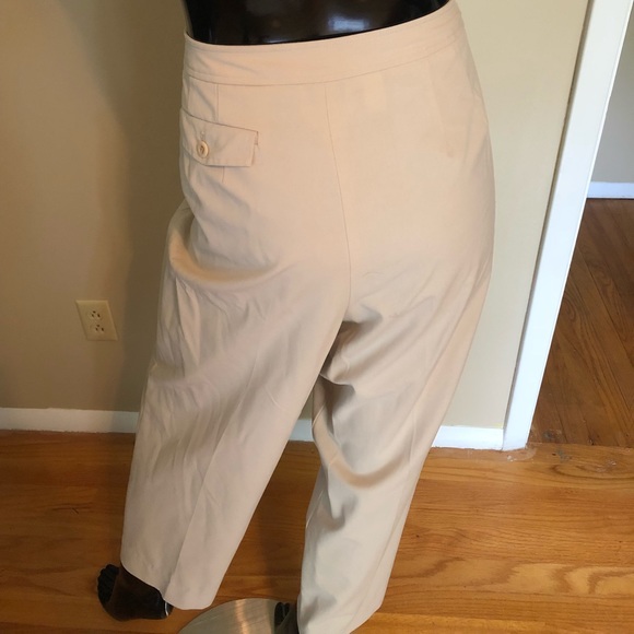 Talbots Khaki Stretch Pants, 16 - Picture 4 of 5